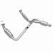 MagnaFlow direct fit catalytic converter for Chevy Avalanche 5.3L (2009-2013) with stainless steel body and OEM-style design.
