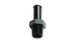 Vibrant male NPT to hose barb straight adapter fitting with 1/2 inch NPT and 1/2 inch hose connection for plumbing applications