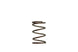 Turbosmart Gen-V WG38/40 wastegate spring with red outer spring and 14psi pressure setting for turbocharger boost control