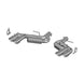 MBRP catback exhaust system for 2016-2024 Chevy Camaro 6.2L with NPP, dual 3-inch aluminized race pipes and 4-inch polished quad tips