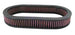 K&N Engineering custom oval drop-in air filter with 7.75-inch width, 14.625-inch length, and 2-inch height for vehicle air intake