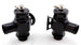 Turbosmart BOV Kompact Dual Port blow off valve installed on a 2016 Cadillac ATS-V 3.6L twin-turbo engine, showcasing the valve and engine bay