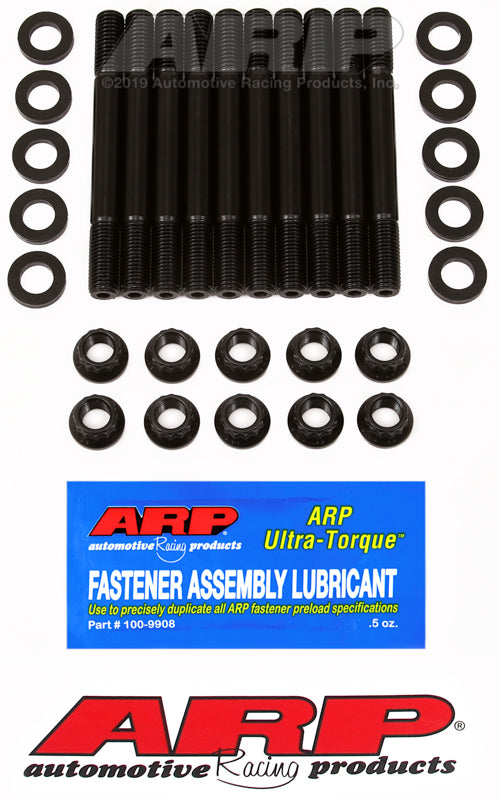 ARP Vauxhall/Opel 2.0L 16V main stud and bolt kit showing metal studs and bolts for engine assembly.
