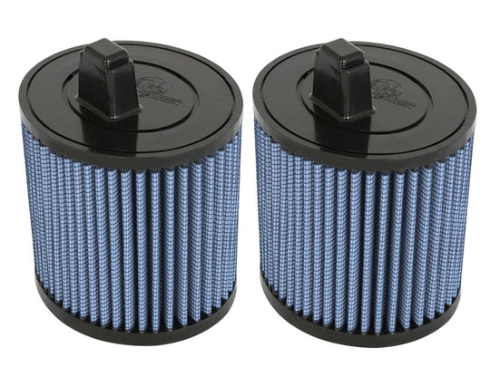 aFe MagnumFLOW Pro P5R drop-in air filter for 2016-2017 Cadillac ATS-V V6 3.6L engine, showing the high-flow filter element.