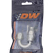 DeatschWerks 6AN female swivel hose end fitting with PTFE lining and olive insert, designed for high-performance fuel and oil lines.