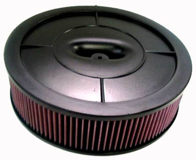 K&N Flow Control Custom Assembly 2BBL HOL with Check Valve, direct fit air filter from K&N Engineering, shown in the image.