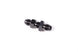 Radium Engineering 6AN bulkhead fitting with jam nut, showcasing the durable metal construction and threaded design.
