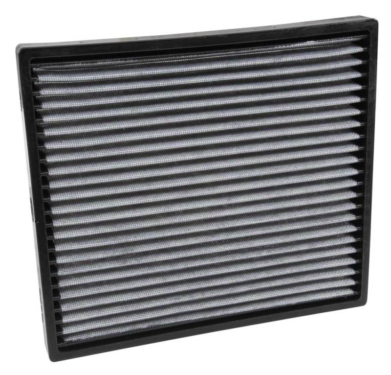 K&N Engineering cabin air filter for Cadillac CTS 3.6L, designed to improve air quality and filter dust and pollutants inside the vehicle.