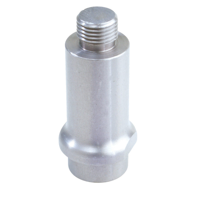 QA1 aluminum shock extension with 9/16-18 UNF thread, 2-inch length, designed for shocks and struts.