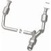 MagnaFlow direct fit catalytic converter for 2015 GMC Yukon XL V8 6.2L, showing the metallic converter with inlet and outlet pipes.