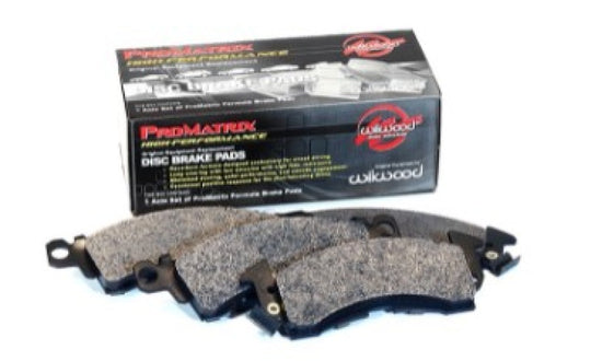 Wilwood Pad Set Promatrix D1631 performance brake pads in black packaging