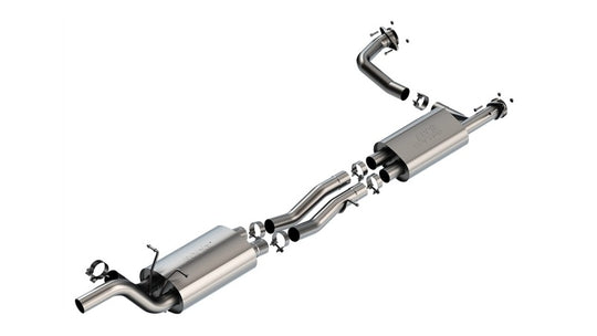 Borla 25-26 RAM 1500 RHO 3.0L V6 S-Type exhaust mid-section connecting pipes, 3-inch diameter, 145.1-inch wheelbase