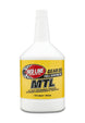 Red Line MTL 75W80 GL-4 gear oil quart bottle, showing the red and black label with product details.