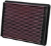 K&N Engineering drop-in air filter for 2002-2009 Cadillac and 1999-2009 Chevy/GMC pickup trucks, showing the filter element.