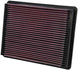 K&N Engineering drop-in air filter for 2002-2009 Cadillac and 1999-2009 Chevy/GMC pickup trucks, showing the filter element.