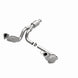 MagnaFlow Catalytic Converter Direct Fit for Chevy Avalanche 5.3L, model years 2009-2013, with metallic finish and inlet/outlet pipes.