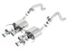Borla catback exhaust for 2014 Chevrolet Corvette C7 6.2L V8, rear section with dual-mode NPP exhaust system.