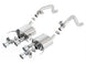 Borla catback exhaust for 2014 Chevrolet Corvette C7 6.2L V8, rear section with dual-mode NPP exhaust system.