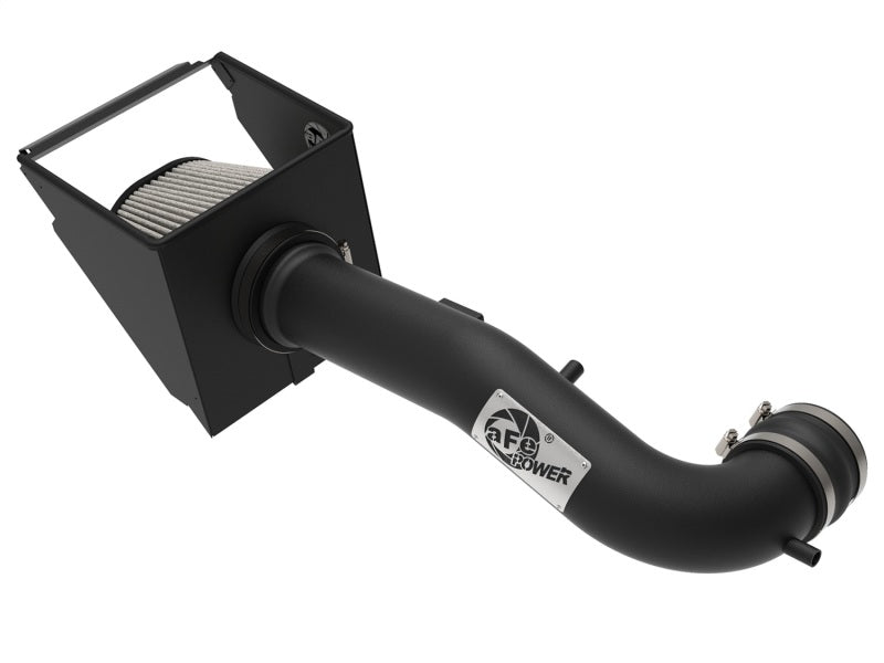 aFe MagnumFORCE Stage-2 Pro Dry S cold air intake for 2014-2017 GM Silverado/Sierra 1500 V8 5.3L/6.2L engine, with intake components.