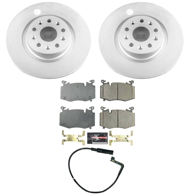 PowerStop Z23 coated front brake kit for 2019 Cadillac CT6, includes performance brake rotors and pads for enhanced stopping power