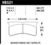 Hawk Performance Wilwood Superlite HT-10 race brake pads for racing brake system, showing the black brake pad with branding details.