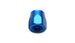 Vibrant -4AN Hose End Socket fitting in blue, designed for high-performance fluid connections in automotive and racing applications.