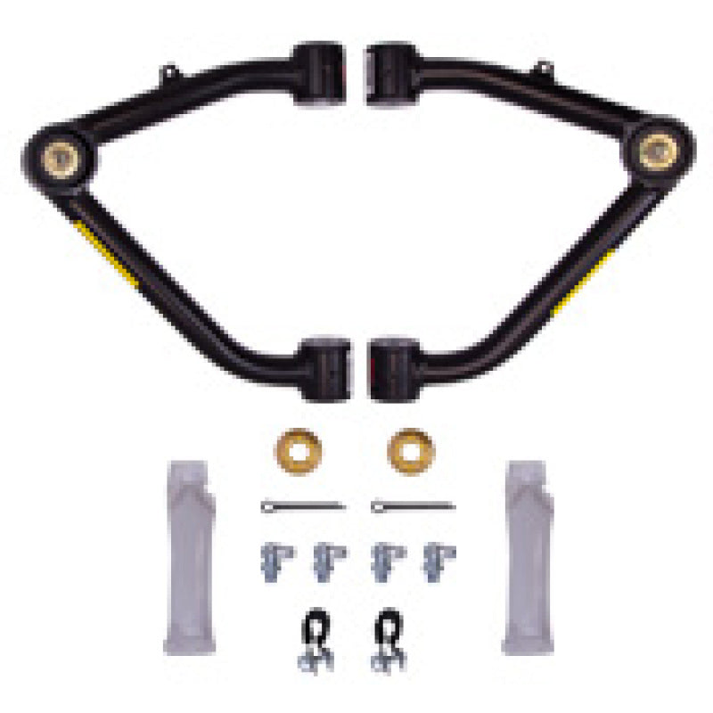 Bilstein GM 1500 B8 upper control arm kit with durable metal control arms for truck suspension upgrade.