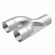 MagnaFlow Smooth Trans Y pipe, 2.50-inch stainless steel with 90-degree bend, designed for exhaust system upgrades.
