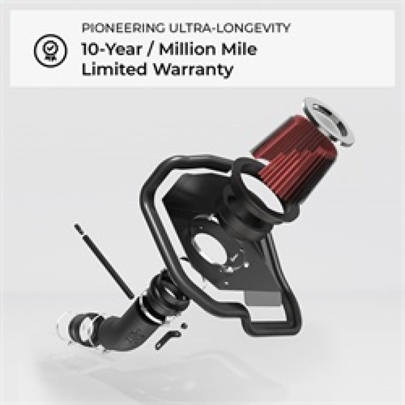 K&N Engineering high flow performance cold air intake kit for 2009-2010 Yukon, Sierra, Tahoe, Silverado, and Escalade vehicles.
