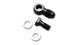 Vibrant -8AN male banjo fitting with 16mm x 1.5 metric aluminum body and two washers, suitable for high-performance fluid connections.