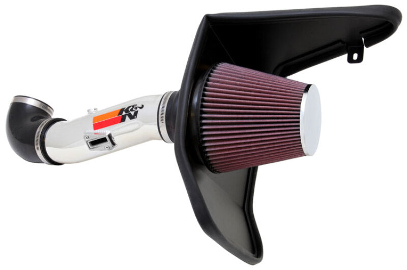 K&N Engineering cold air intake for Chevrolet Camaro 3.6L V6, featuring the Typhoon Performance Intake system with air filter and intake tube