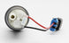 Walbro Universal 535lph E85 in-tank fuel pump, shown with metal build and wiring connections for high-performance fuel delivery.