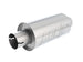 Borla S-Type Muffler with 2.5-inch inlet and outlet, 5-inch round body with notch, designed for high-performance exhaust systems.