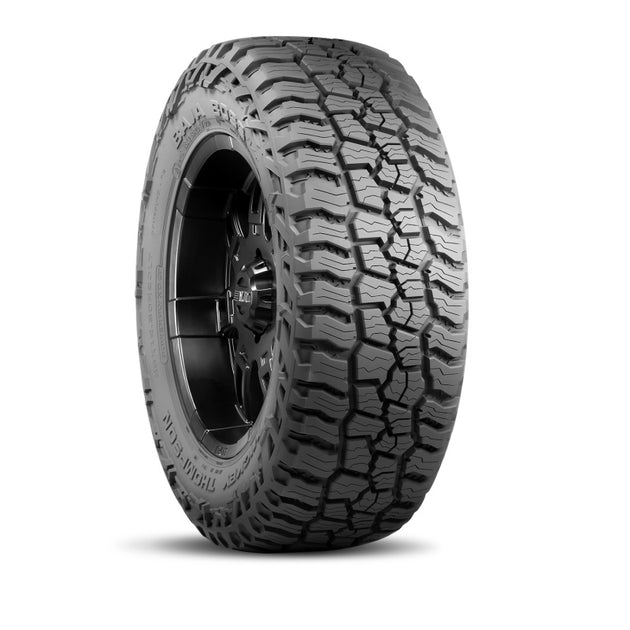Mickey Thompson Baja Boss A/T tire in 275/65R18 size, off-road capable UTV tire with rugged tread for on-road and off-road use.