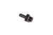 Radium Engineering 6AN ORB to 5/16-inch barb fitting, metal construction, shown with threaded and barbed ends for fuel or oil lines.