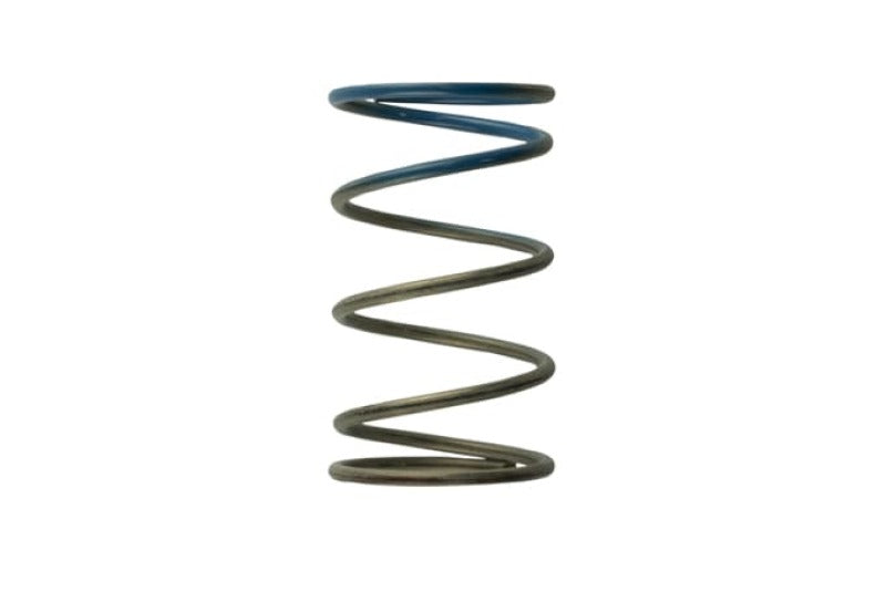 Turbosmart WG40 10PSI outer spring blow off valve accessory in brown and blue with visible spring and valve components.