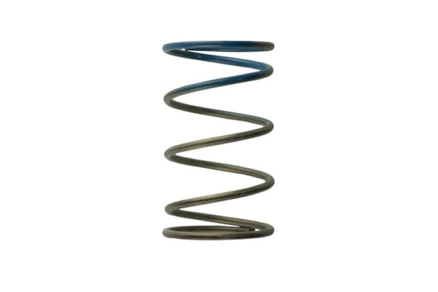 Turbosmart WG40 10PSI outer spring blow off valve accessory in brown and blue with visible spring and valve components.