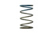 Turbosmart WG40 10PSI outer spring blow off valve accessory in brown and blue with visible spring and valve components.