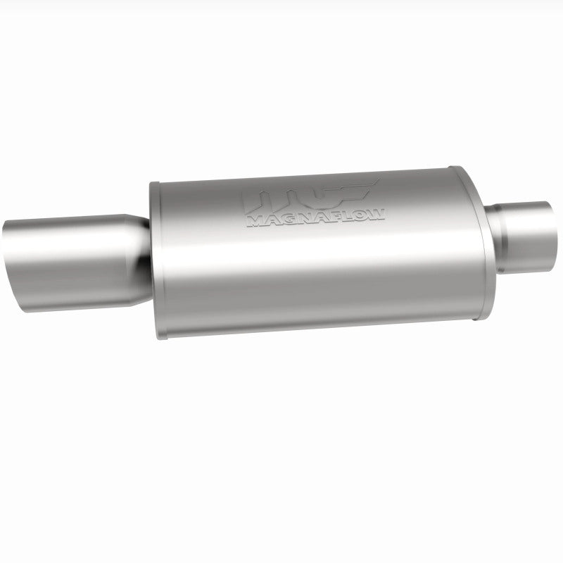 Magnaflow MagnaFlow muffler with tip, RS 14x5x8, featuring a sleek exhaust tip and durable construction for optimal performance.