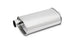Vibrant StreetPower Oval Muffler 5x9x15 inches with 2.5-inch I.D. and offset-center body for automotive exhaust systems.