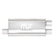 Magnaflow MagnaFlow muffler Mag SS 18x5x8 with 2.5x2.25/2.25 inlet and outlet pipes, stainless steel construction for vehicle exhaust system
