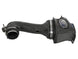 aFe Momentum carbon fiber cold air intake system for Chevrolet Corvette Z06 V8-6.2L, showing the sleek intake components and branding.
