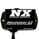 Nitrous Express Maximizer EZ Progressive Nitrous Controller mounted on a vehicle's engine bay, featuring control knobs and wiring.