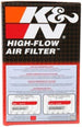K&N Engineering rectangular drop-in air filter with 6.75in length, 4.5in width, and 2.5in height for improved engine airflow