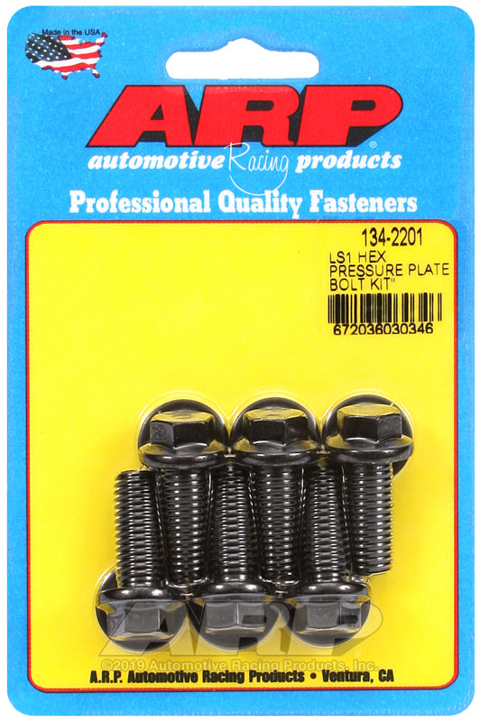 ARP LS1 Hex Pressure Plate Bolt Kit showing a set of high-performance bolts for engine pressure plates.