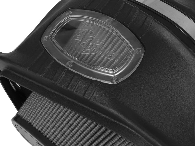 aFe Momentum Pro DRY S cold air intake system for 2015-2017 Chevy Corvette Z06 C7 V8 6.2L engine, featuring sleek black components