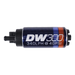 DeatschWerks 340 LPH DW300 series in-tank fuel pump for automotive fuel systems, shown in a close-up image.