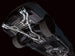 AWE Tuning 22-26 Cadillac CT5-V Blackwing catback SwitchPath exhaust with chrome silver tips installed on a vehicle.