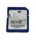 Innovate Motorsports 1 GB SD card for gauge components, shown in the image with black casing and label.