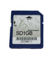Innovate Motorsports 1 GB SD card for gauge components, shown in the image with black casing and label.